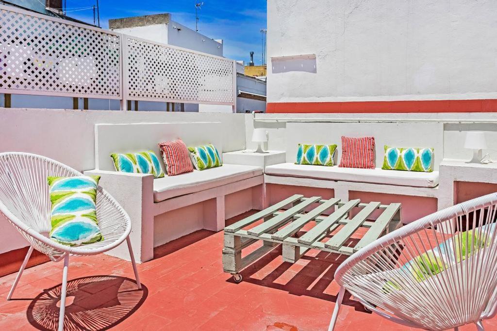 Villa Fam Sevillian Townhouse Sevilla Exterior foto